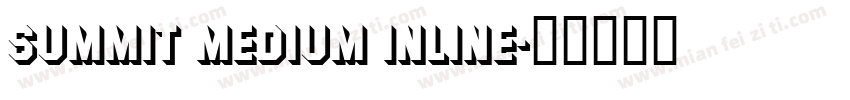 Summit Medium Inline字体转换